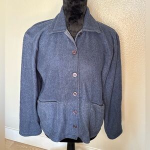 Great Northwest Clothing Company Blue Utility Jacket Size Small